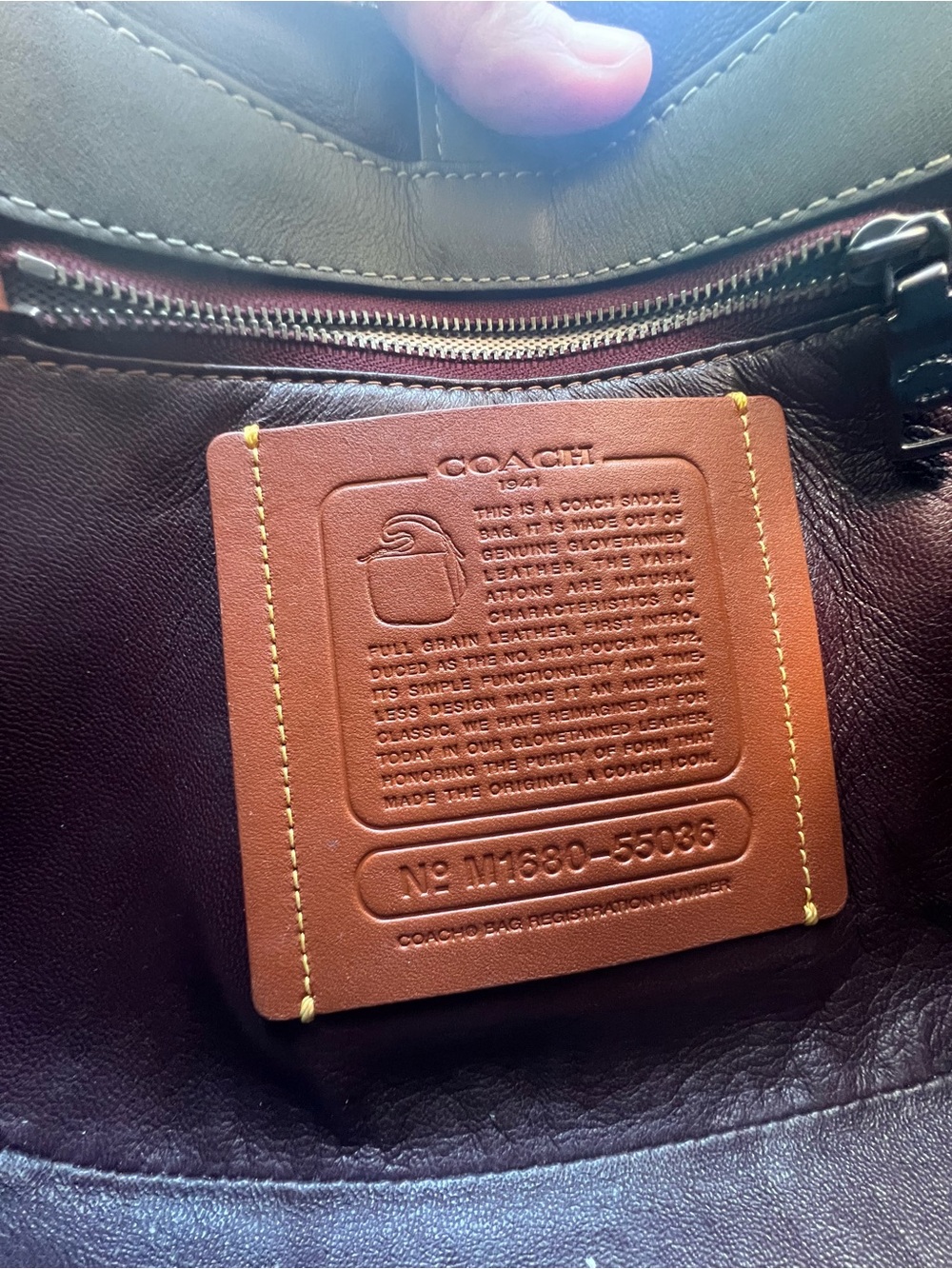 Coach 1941 Saddle 23 Bag Crossbody Bag in Gray leather limited edition